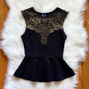 Windsor Peplum Top
